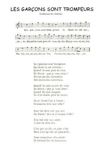 Les garçons sont trompeurs